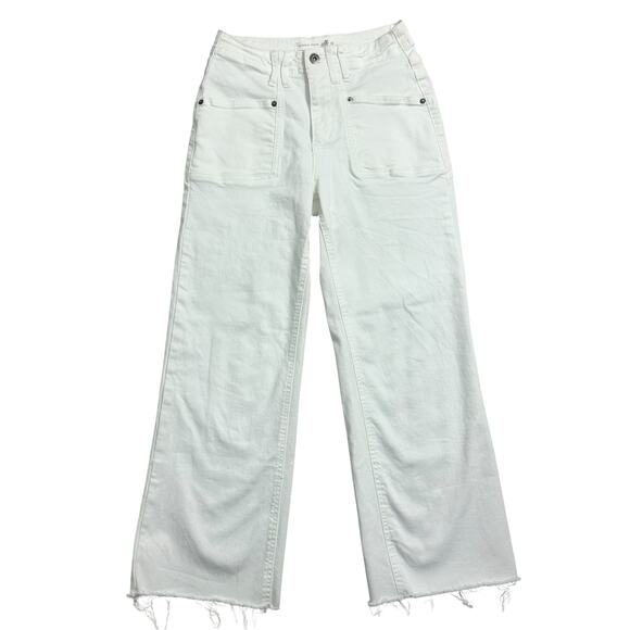 ALTARD STATE White High Rise Wide Leg Denim Jeans 25 - Picture 1 of 5
